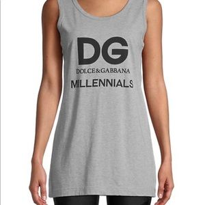 Dolce & Gabbana millennials tank top euc sz 48